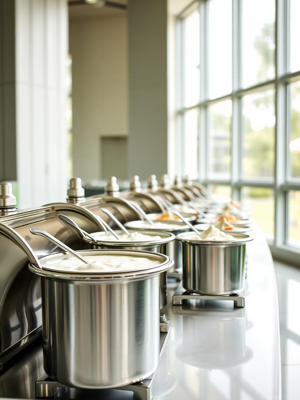 Institutional Kitchens — dairy supply scene