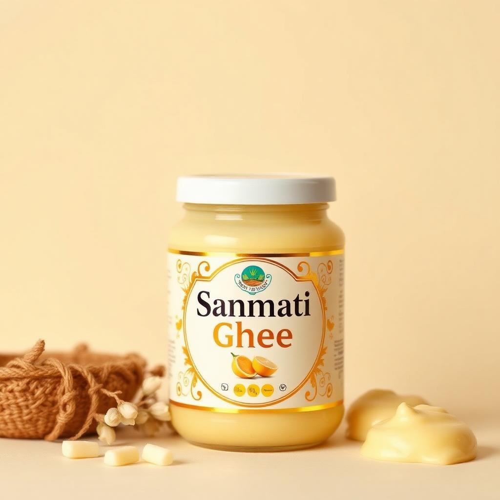 Sanmati Ghee packaging by New Mahaveer Dairy